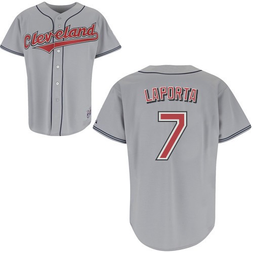 Brand Cleveland Indians 7 Matt LaPorta Gray Cool Base MLB Jersey Baseball MLB Jerseys